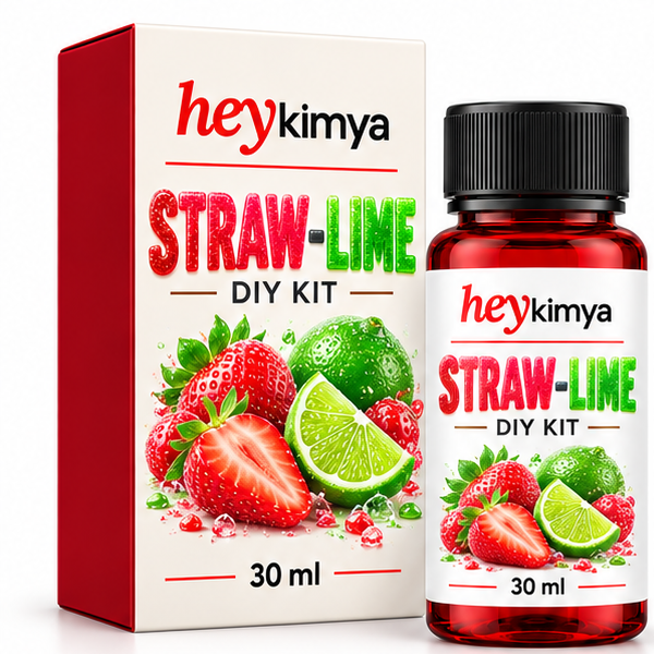 Straw-Lime 30-60-100 ML DIY Kit Aroma ürün görseli