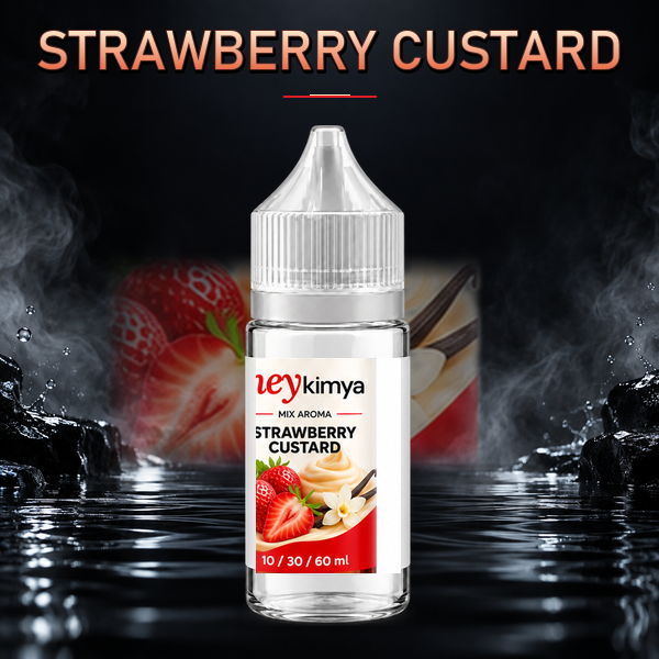 Strawberry Custard 10-30-60 ML Mix Aroma ürün görseli